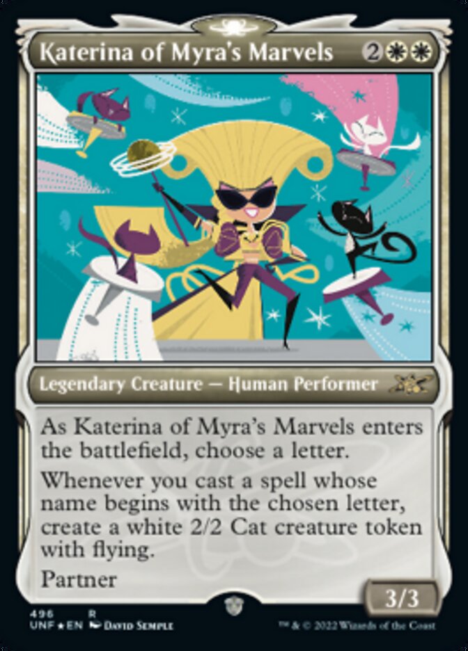 Katerina of Myra's Marvels (Showcase) (Galaxy Foil) [Unfinity] | GnG Games