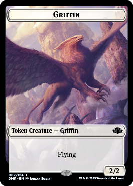 Griffin Token [Dominaria Remastered Tokens] | GnG Games