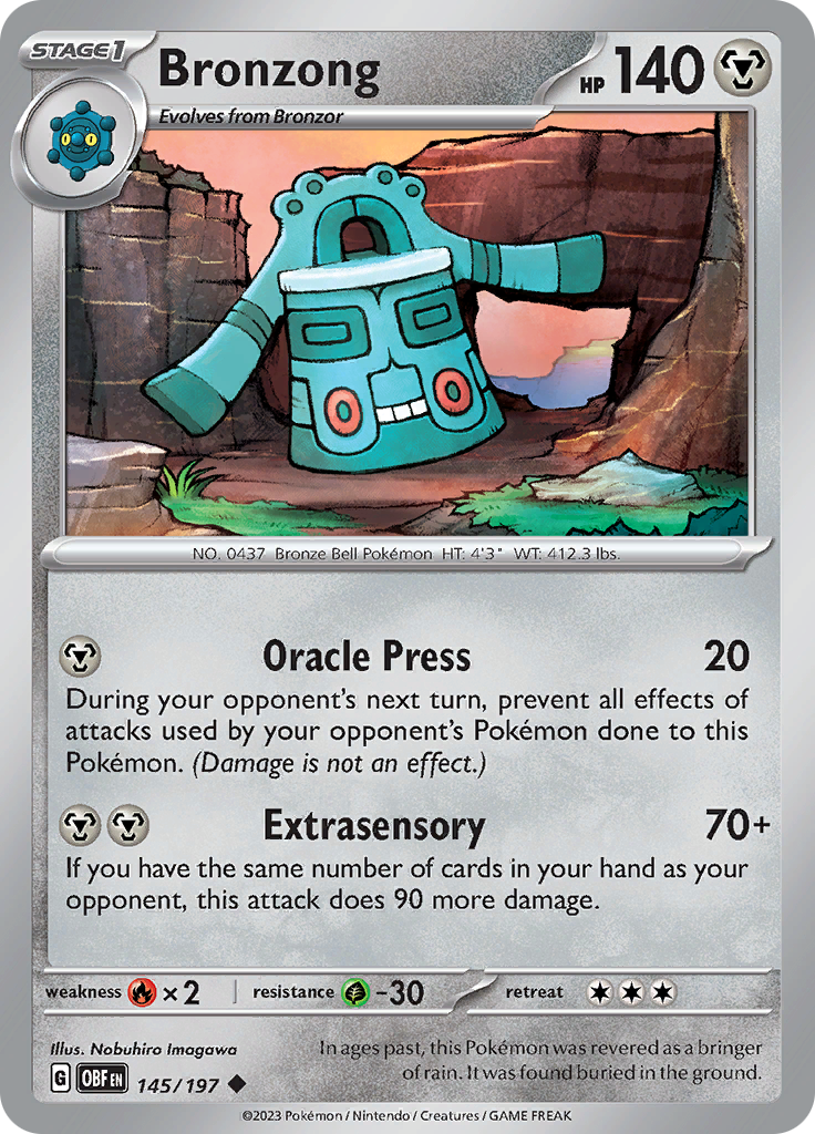 Bronzong (145/197) [Scarlet & Violet: Obsidian Flames] | GnG Games