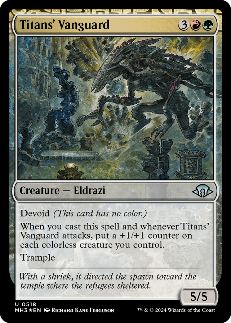 Titans' Vanguard (Ripple Foil) [Modern Horizons 3] | GnG Games