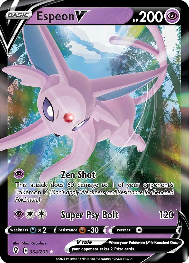 Espeon V (064/203) [Sword & Shield: Evolving Skies] | GnG Games