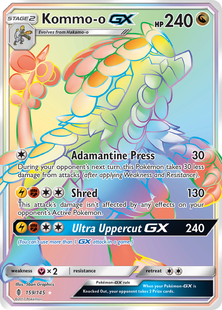 Kommo-o GX (159/145) [Sun & Moon: Guardians Rising] | GnG Games