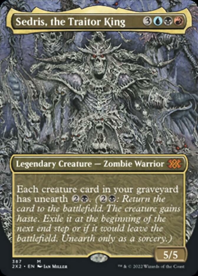 Sedris, the Traitor King (Borderless Alternate Art) [Double Masters 2022] | GnG Games