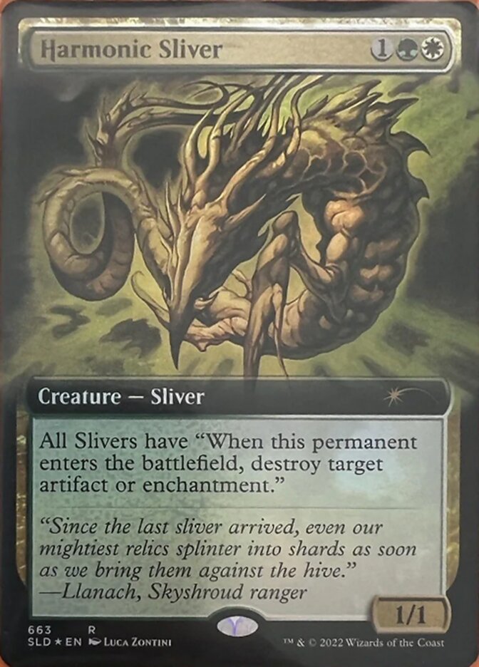 Harmonic Sliver (Extended Art) [Secret Lair Drop Promos] | GnG Games