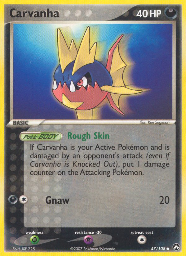 Carvanha (47/108) [EX: Power Keepers] | GnG Games