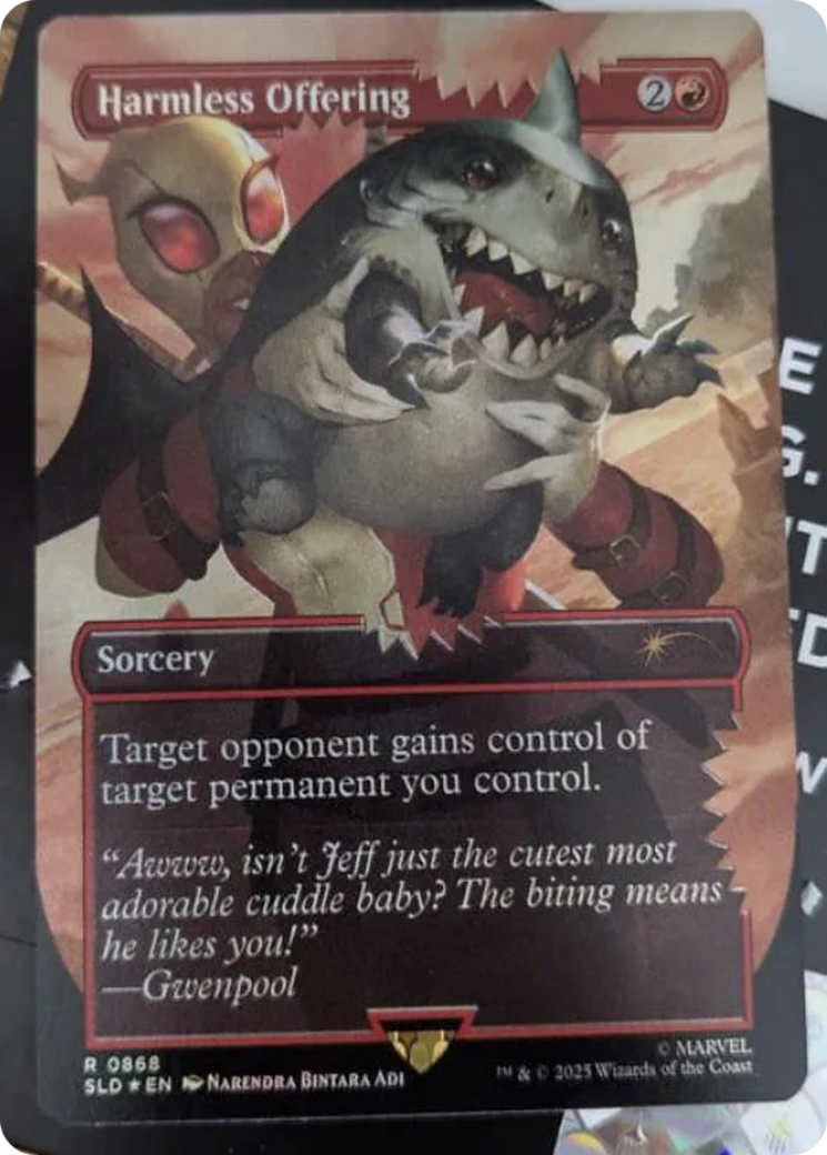 Harmless Offering (Rainbow Foil) [Secret Lair Drop Series] | GnG Games