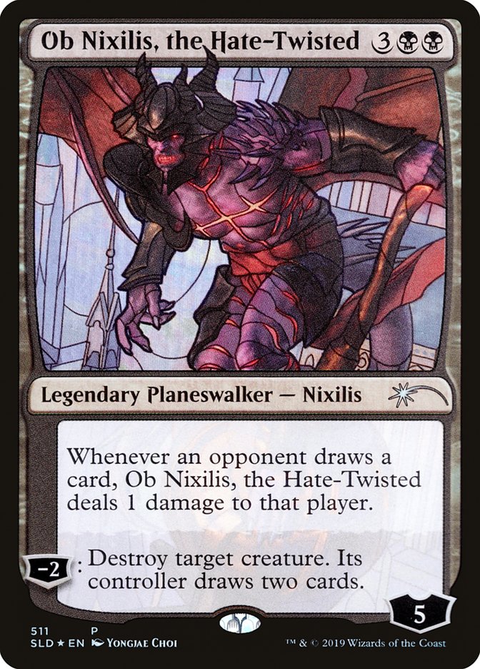 Ob Nixilis, the Hate-Twisted (Stained Glass) [Secret Lair Drop Promos] | GnG Games