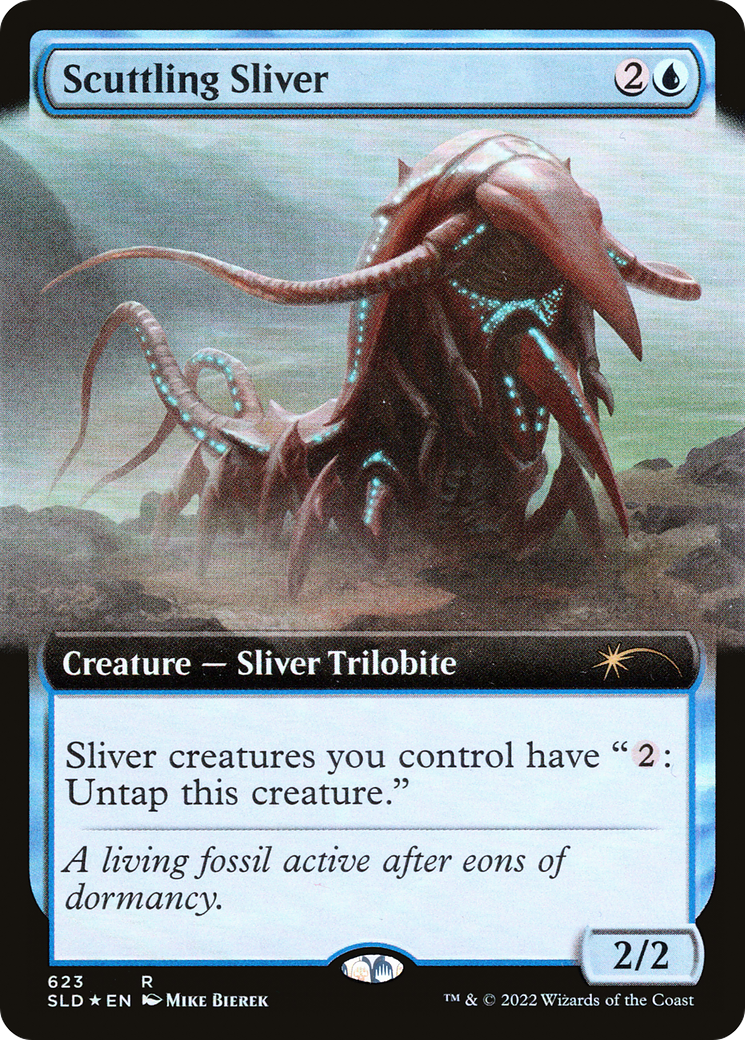 Scuttling Sliver (Extended Art) [Secret Lair Drop Promos] | GnG Games