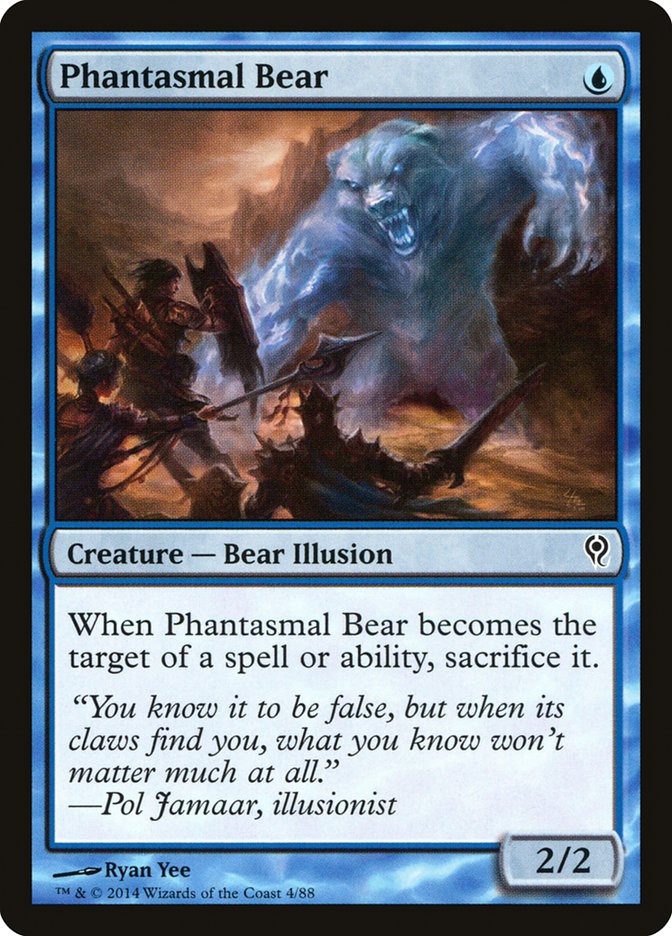 Phantasmal Bear [Duel Decks: Jace vs. Vraska] | GnG Games