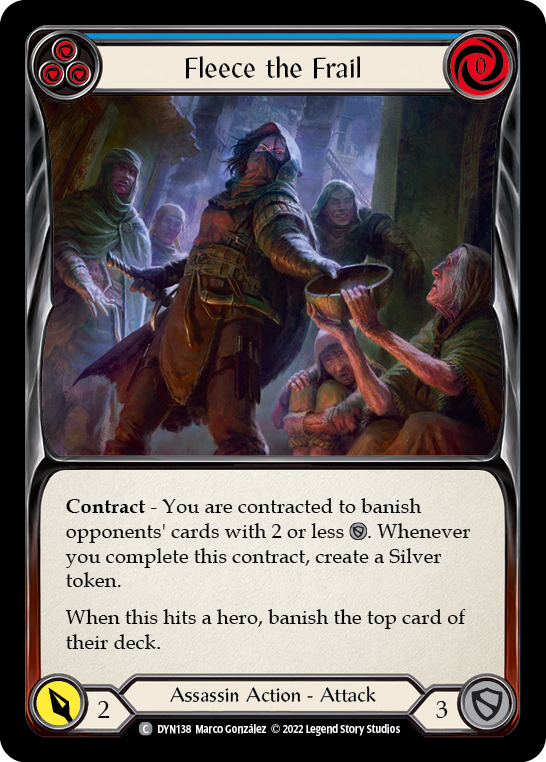 Fleece the Frail (Blue) [DYN138] (Dynasty) | GnG Games
