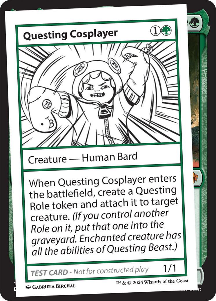 Questing Cosplayer [Mystery Booster 2 Playtest Cards] | GnG Games