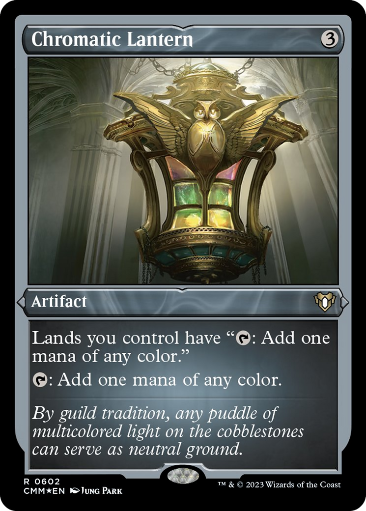 Chromatic Lantern (Foil Etched) [Commander Masters] | GnG Games