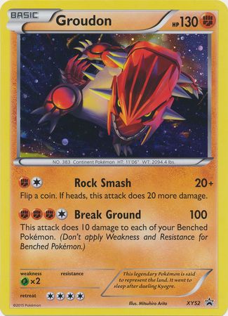 Groudon (XY52) (Jumbo Card) [XY: Black Star Promos] | GnG Games