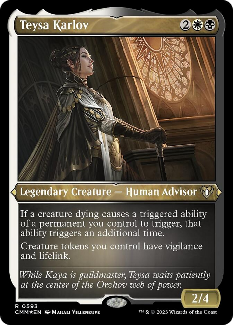 Teysa Karlov (Foil Etched) [Commander Masters] | GnG Games