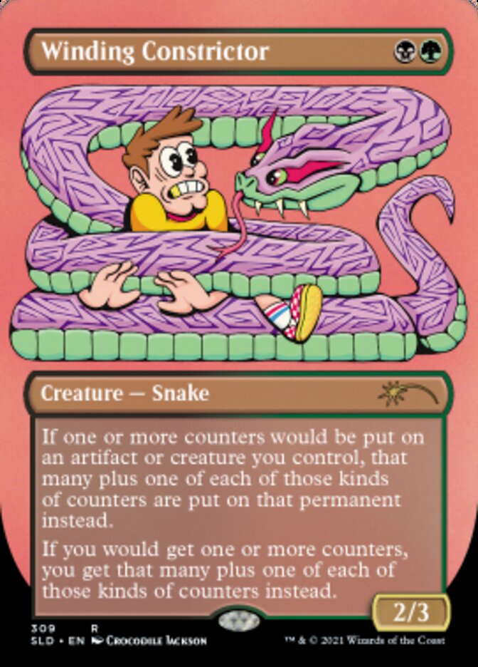 Winding Constrictor (Borderless) [Secret Lair Drop Series] | GnG Games