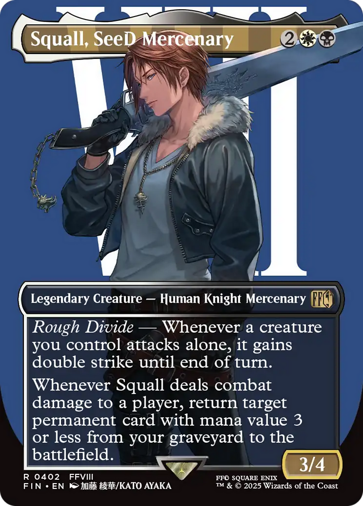 Squall, SeeD Mercenary (Borderless) [FINAL FANTASY] | GnG Games