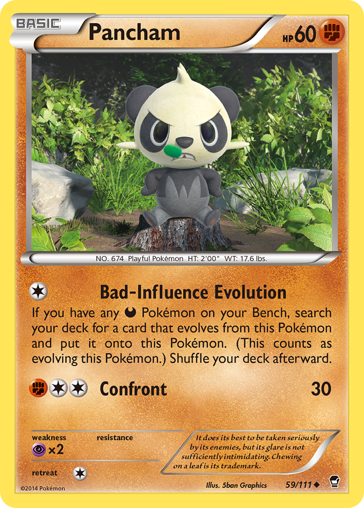 Pancham (59/111) [XY: Furious Fists] | GnG Games