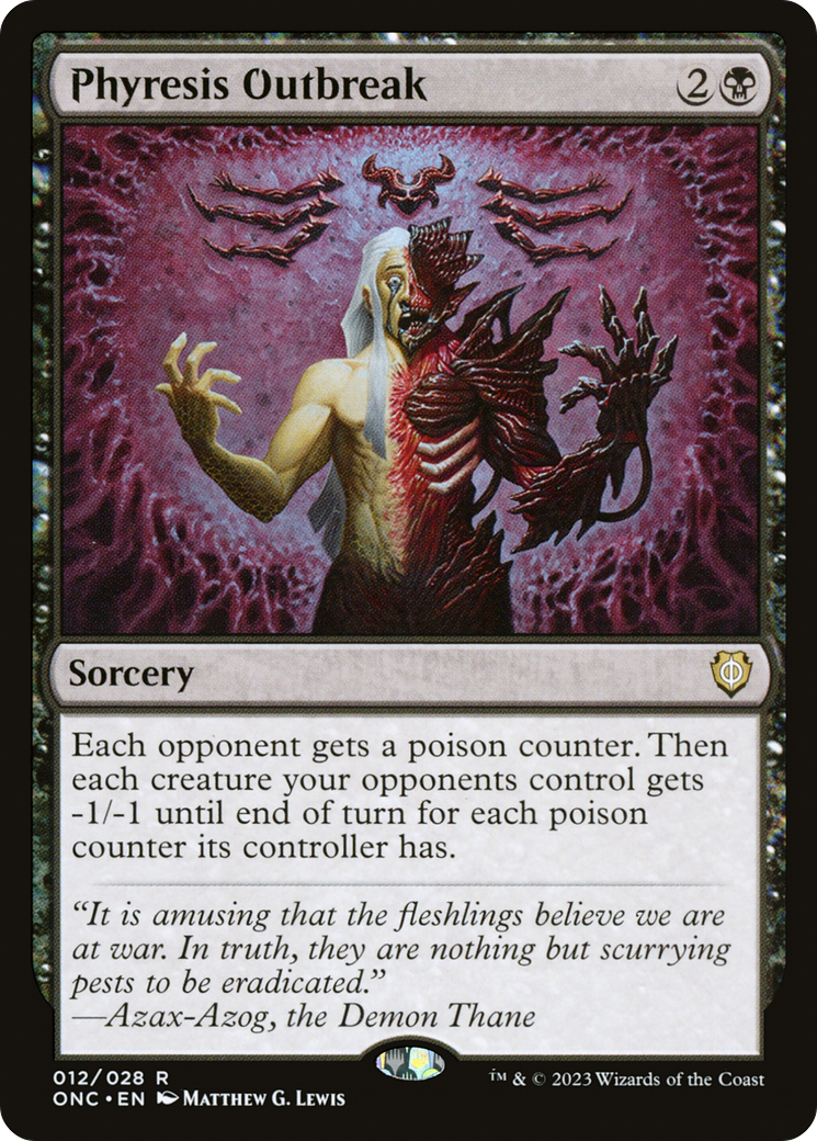 Phyresis Outbreak [Phyrexia: All Will Be One Commander] | GnG Games