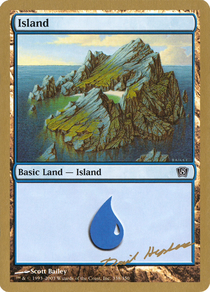 Island (dh338) (Dave Humpherys) [World Championship Decks 2003] | GnG Games