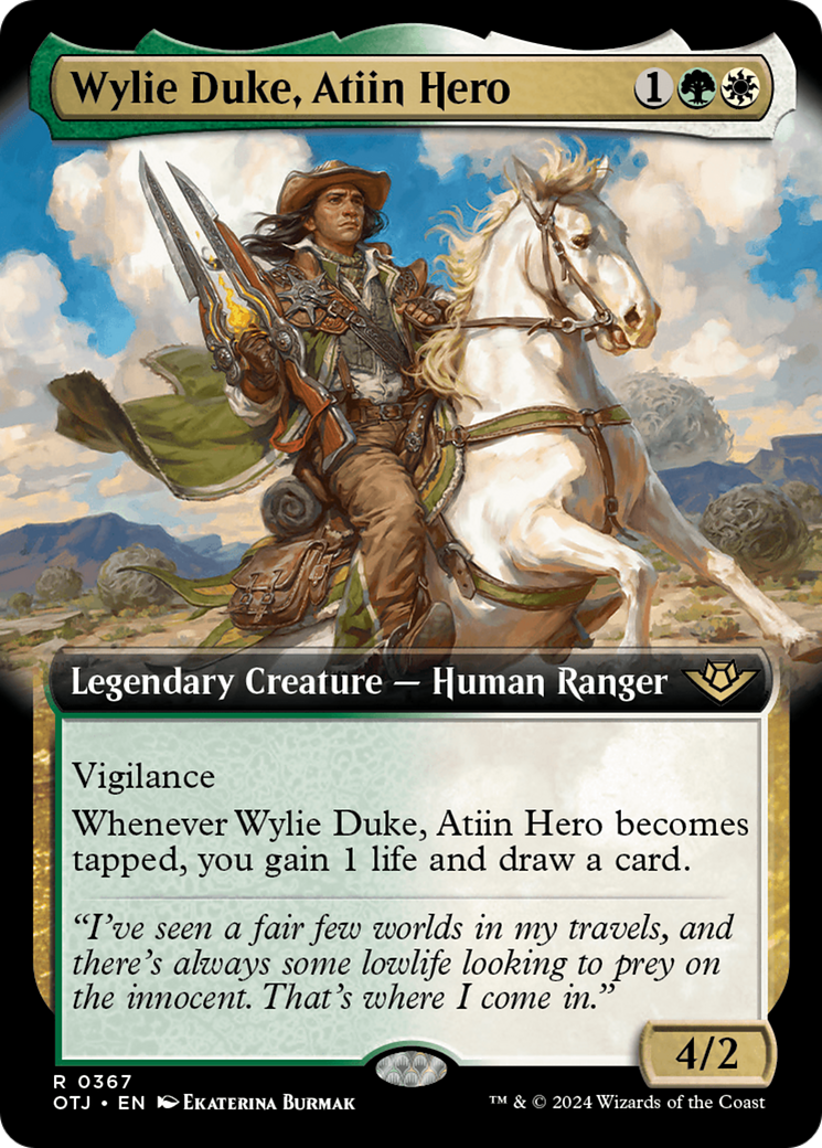 Wylie Duke, Atiin Hero (Extended Art) [Outlaws of Thunder Junction] | GnG Games