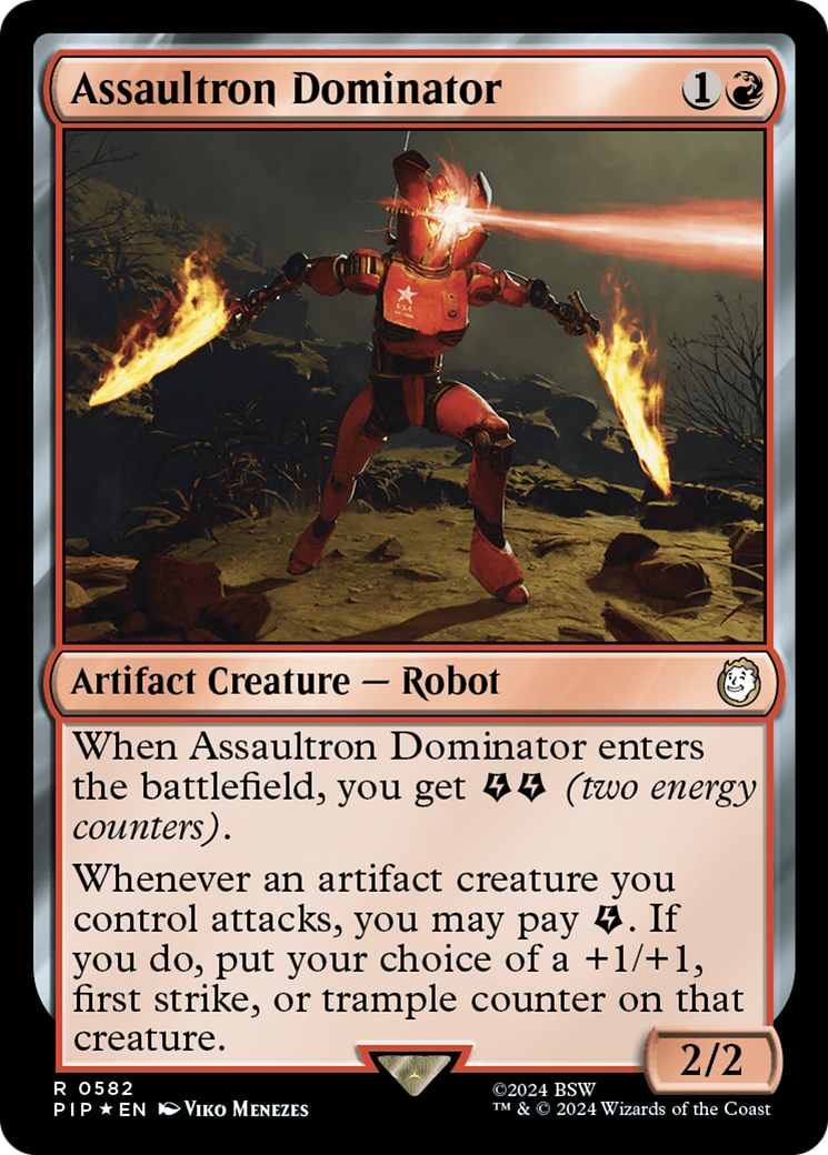 Assaultron Dominator (Surge Foil) [Fallout] | GnG Games