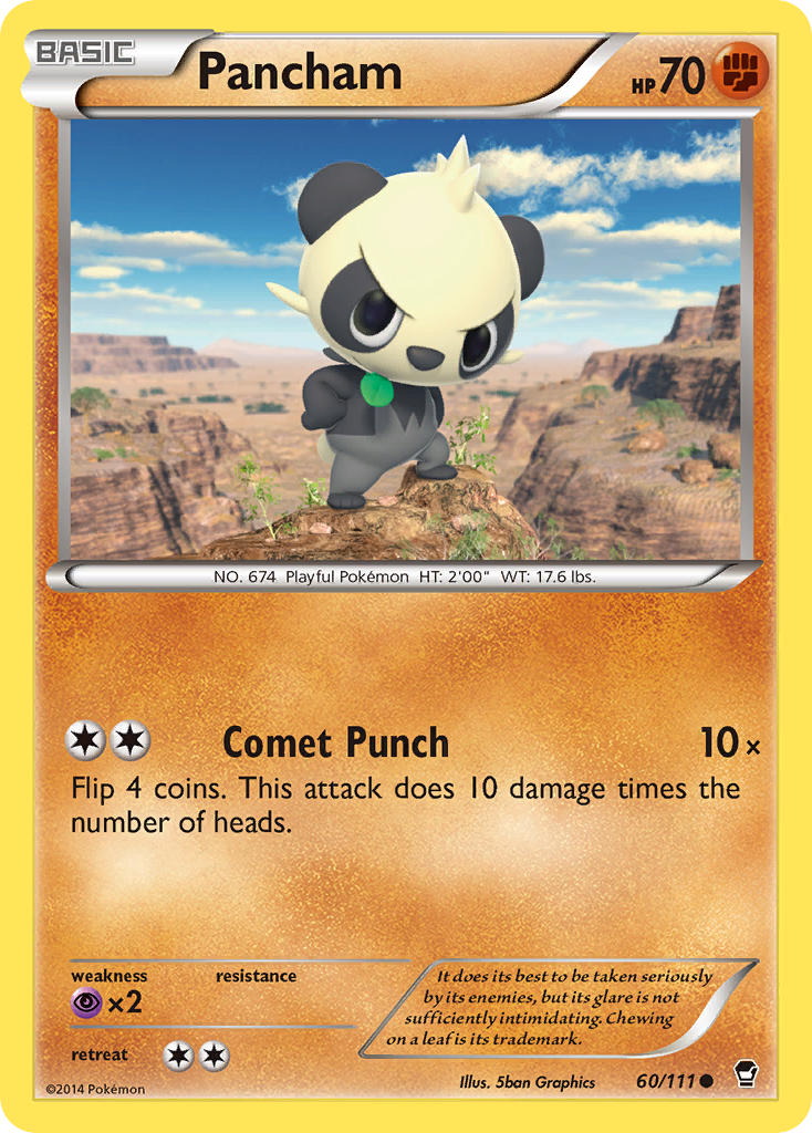 Pancham (60/111) [XY: Furious Fists] | GnG Games