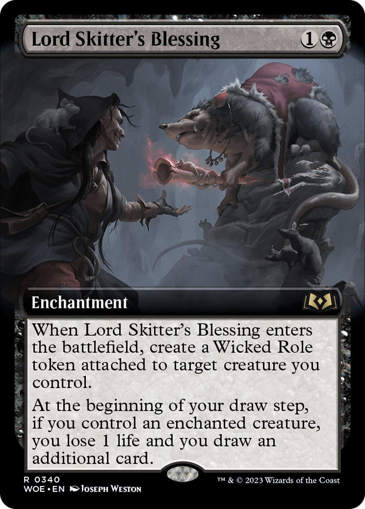 Lord Skitter's Blessing (Extended Art) [Wilds of Eldraine] | GnG Games