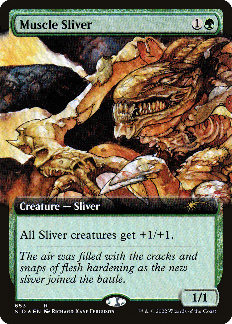 Muscle Sliver (Extended Art) [Secret Lair Drop Promos] | GnG Games