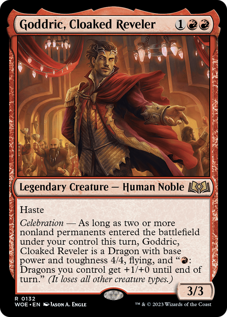 Goddric, Cloaked Reveler [Wilds of Eldraine] | GnG Games