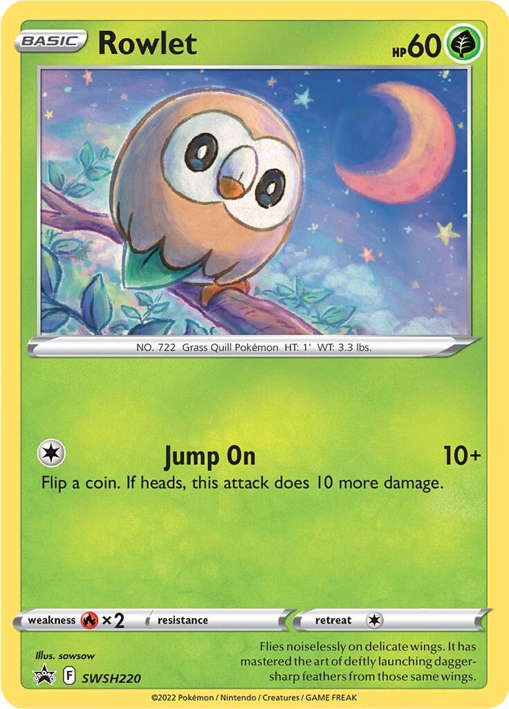 Rowlet (SWSH220) [Sword & Shield: Black Star Promos] | GnG Games