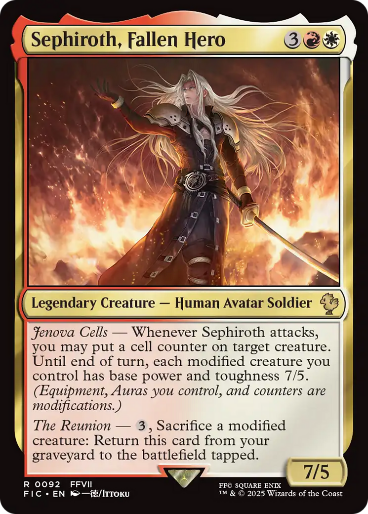 Sephiroth, Fallen Hero [FINAL FANTASY Commander] | GnG Games