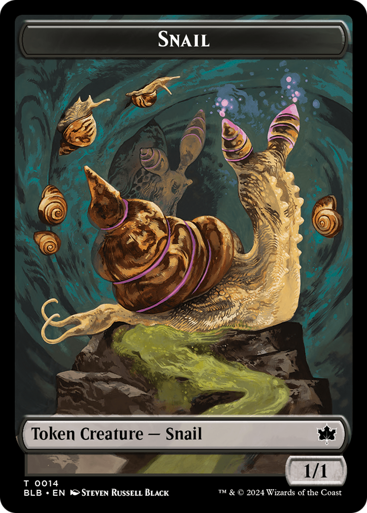 Snail Token [Bloomburrow Tokens] | GnG Games