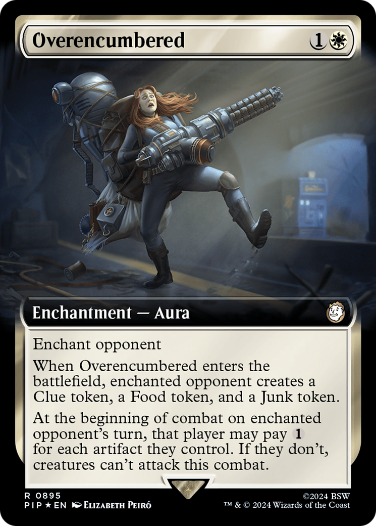 Overencumbered (Extended Art) (Surge Foil) [Fallout] | GnG Games