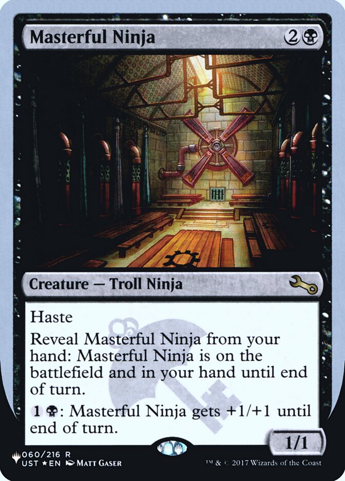 Masterful Ninja (Unfinity Foil Edition) [The List] | GnG Games