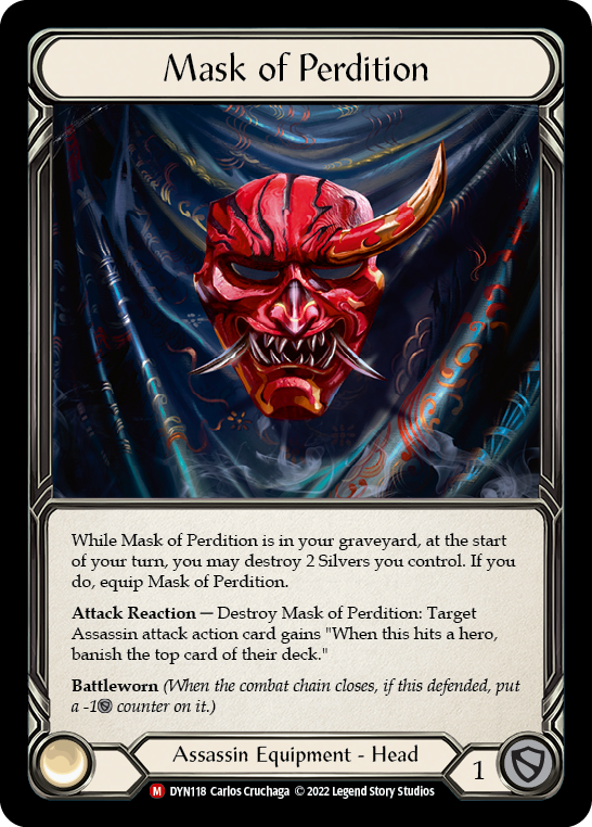 Mask of Perdition [DYN118] (Dynasty)  Cold Foil | GnG Games