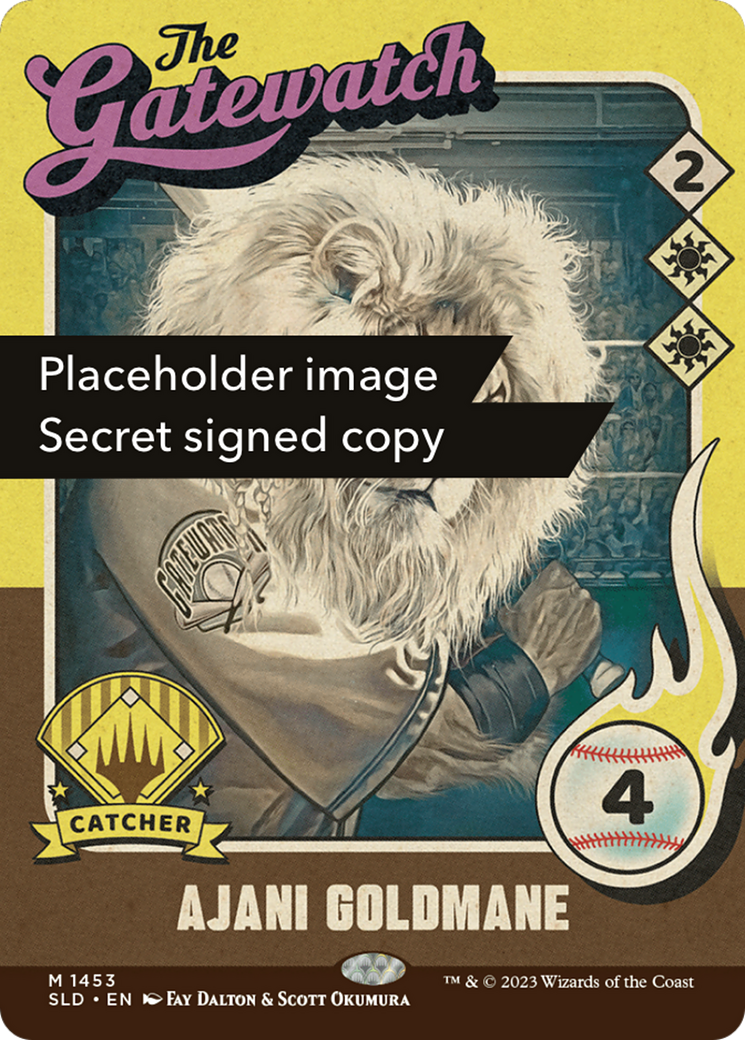 Ajani Goldmane (745) (Autographed) [Secret Lair Drop Series] | GnG Games