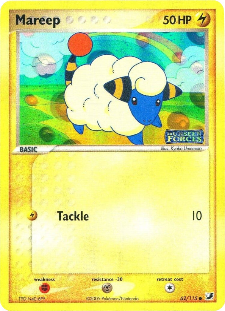 Mareep (62/115) (Stamped) [EX: Unseen Forces] | GnG Games