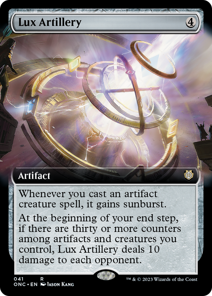 Lux Artillery (Extended Art) [Phyrexia: All Will Be One Commander] | GnG Games