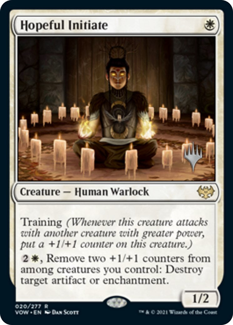 Hopeful Initiate (Promo Pack) [Innistrad: Crimson Vow Promos] | GnG Games