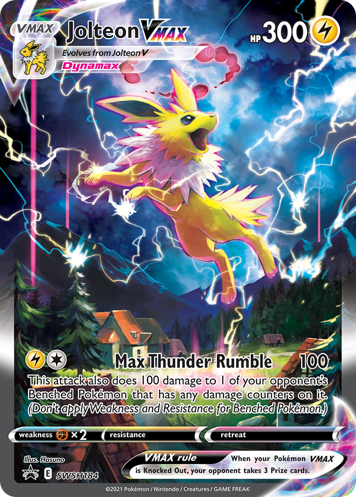 Jolteon VMAX (SWSH184) (Jumbo Card) [Sword & Shield: Black Star Promos] | GnG Games