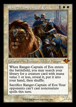 Ranger-Captain of Eos (Retro Foil Etched) [Modern Horizons] | GnG Games