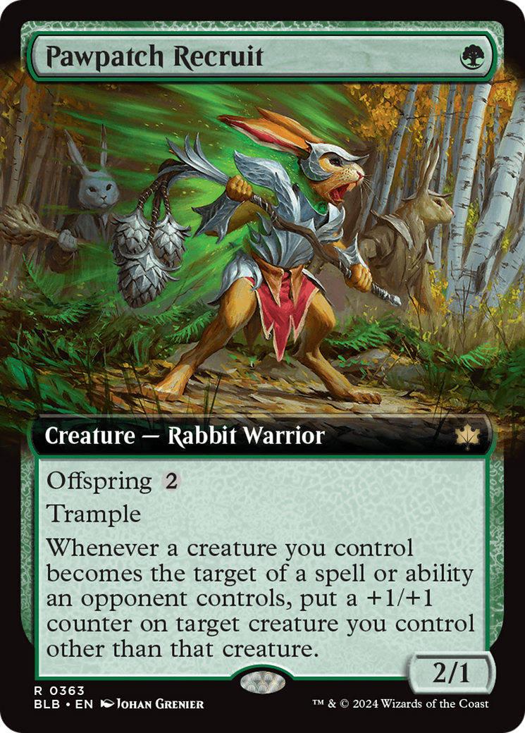 Pawpatch Recruit (Extended Art) [Bloomburrow] | GnG Games