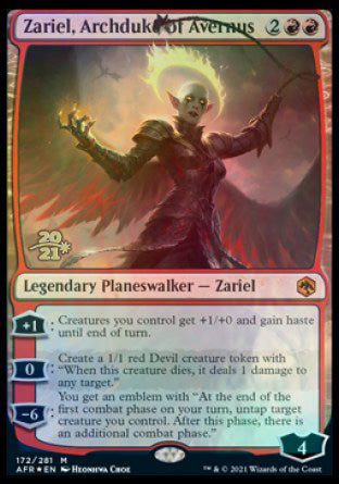 Zariel, Archduke of Avernus [Dungeons & Dragons: Adventures in the Forgotten Realms Prerelease Promos] | GnG Games