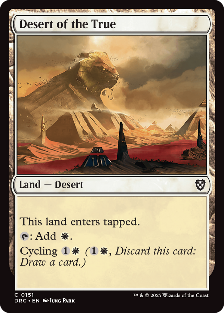 Desert of the True [Aetherdrift Commander] | GnG Games