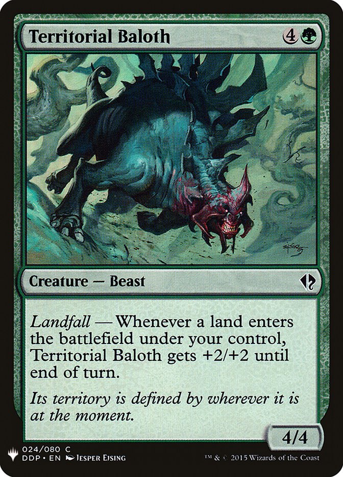 Territorial Baloth [Mystery Booster] | GnG Games