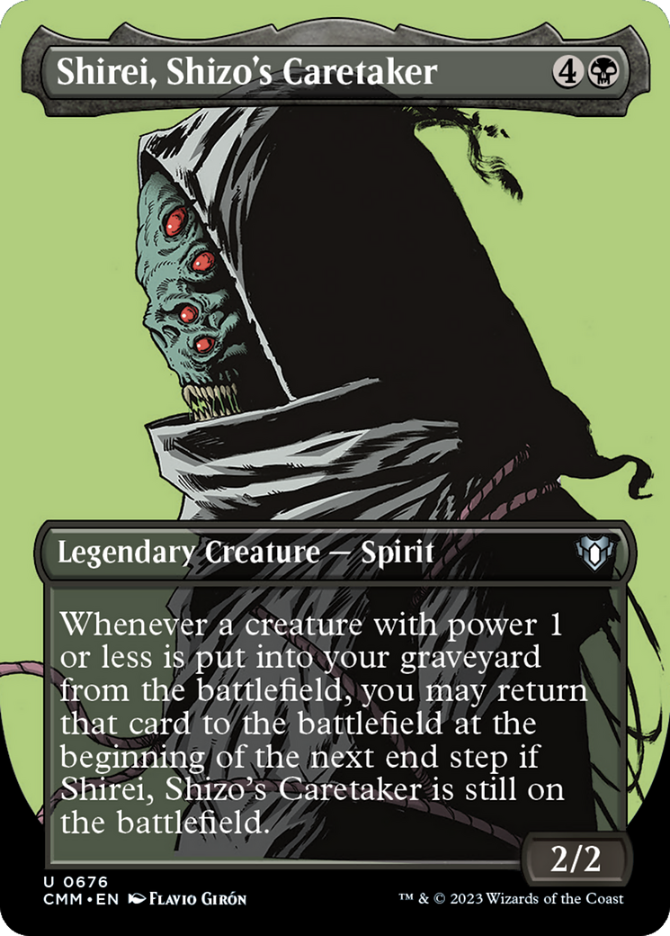 Shirei, Shizo's Caretaker (Borderless Profile) [Commander Masters] | GnG Games