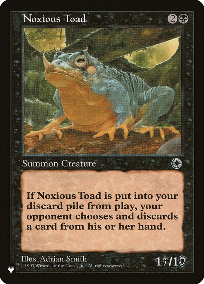 Noxious Toad [The List] | GnG Games