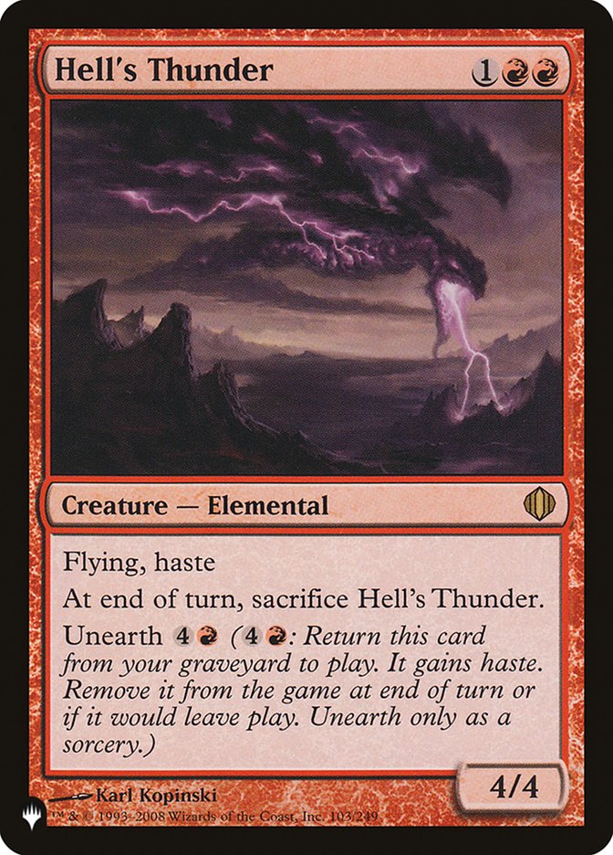 Hell's Thunder [The List] | GnG Games