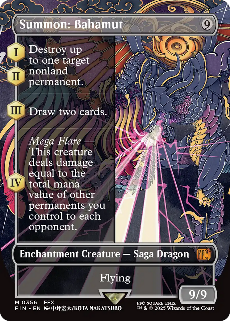 Summon: Bahamut (Borderless) [FINAL FANTASY] | GnG Games