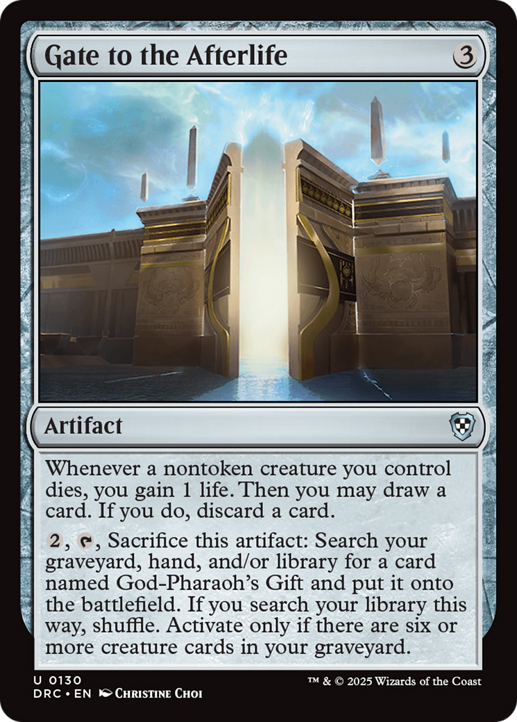 Gate to the Afterlife [Aetherdrift Commander] | GnG Games